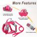 Escape Proof Cat Harness and Leash Set with ID Tag Pocket - X-Small Pink - Buy Online on GoSupps.com