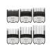 Wahl Premium Magnetic Attachment Combs Magnetic Clipper Combs Hair Clipper Attachments Clipper Guards Comb Attachments Professional Hair Comb Guides Pro Clipper Accessories Barbers Supplies