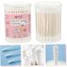 Beatifufu 3 Boxes Cotton Swab Baby Necessities Eye Shadow Applicator Multi-purpose Cotton Sticks Nose Cleaning Cotton Buds Makeup Supplies White Absorbent Cotton Thin Paper Stick Ear - Buy Online on GoSupps.com