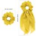 8 Pack Colorful Chiffon Ribbon Hair Bows for Girls - Silk Scrunchies Set for Thick Hair - Ponytail Holders and Headbands for Women - Buy Online on GoSupps.com