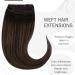 Hetto Real Hair Ombre Extensions #2/8/2 - Darkest Brown to Ash Brown 70g 30cm | Remy Hair Quality for International Shipping - Buy Online on GoSupps.com