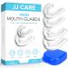 JJ CARE Mouth Guard (2 Pairs)  Best Value Comes Retainer Cleaner Tablets  Custom Moldable Night Guards for Teeth Grinding at Night  Dental Mouth Guard for Sleeping