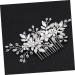 FRCOLOR Set of 3 Wedding Hair Combs Hair Accessories Wedding Hair Accessories Wedding Decoration Combs Tiara Combs Hair Comb for the Bride Rhinestone Comb Rhinestones Headpiece Millet Beads - Buy Online on GoSupps.com