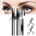 2PCS Iron Wand Mascara Metal Mascara Wand Metal Rod Mascara 3d Curling Eyelash Iron Mascara Mascara Cream (2*Black)