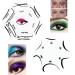 Eyeliner Stencils Cat Eyeliner Stencil Eyeshadow Stencil Wing Eyeliner Stencil Eyeshadow Stencils for Eyes Eyeliner Stencils Wing Eye Makeup 6 in 1 Top Liner Double Wing Fish Tail Extravagant Cat