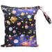 Baby Diaper Bag Wet Dry Bag Baby Nappy Organizer Bag Waterproof Zipper Bag Washable Reusable Baby Cloth Wet Bag (Color 5 L) Color 5 L