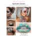 HUANTAITAI Silver Glitter Mermaid Sequins Chunky Liquid Eyeshadow & Body Gel - Festival Cosmetic for Face, Hair, Nails - Long Lasting Sparkle - Buy Online on GoSupps.com