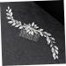 FRCOLOR Jewelry Hair Comb Bridal Hair Comb Decorative Hair Combs Leaf Hair Pin Wedding Headpiece Decorative Hair Clips Hair Side Combs Hair Teasing Comb Decorate Bride Diamond - Buy Online on GoSupps.com