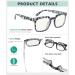 Eyekepper 4-Pack Blue Light Blocking Progressive Multifocus Reading Glasses for Women - No Line Multifocal Readers +2.50 - Mix Colors - Buy Online on GoSupps.com