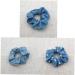 Denim Elastic Hair Bands Ropes Hair Scrunchies Ponytails Soft Hair Ties Hair Accessories for Cool Women and Girls - Buy Online on GoSupps.com