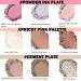Sulily 12 Colors Eyeshadow Palette - Matte Nude Shades for Older Women - High Pigmented & Long Lasting - 02Apricot & 02Almond Pink - Buy Online on GoSupps.com