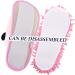 Beavorty Reusable Mop Slippers - Washable Cartoon Mopping Shoes for Easy Floor Cleaning | International Shipping Available - Buy Online on GoSupps.com