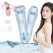 Duskofficial Razor 2 In 1 Electric Shaver Razors for Women Waterproof Razors for Women Livora Electric Shaver for Women Wet Dry Women Shaver Waterproof bikini trimmer women electric razor (B)