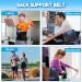 Back Braces for Men & Women - Waist Support Belt for Lower Back Pain Relief | Posture Corrector & Lumbar Decompression Belt (2XL) - Blue & Black - Buy Online on GoSupps.com