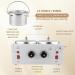 DaizySight Double Wax Warmer for Painless Hair Removal Professional Beauty Salon Wax Heater Pot for Women Men Domestic with Adjustable Temperature Set 220V (Double Pots) - Buy Online on GoSupps.com