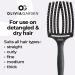 Olivia Garden Fingerbrush - Large Black Brush with Boar & Nylon Bristles for Perfect Styling - International Shipping Available - Buy Online on GoSupps.com