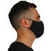 Black Cloth Face Masks for Men - 3 Pack Unisex Reusable & Washable - Adjustable 2 Layer Cotton Fabric Mask for Nose and Mouth Protection - Buy Online on GoSupps.com