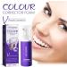 Purple Teeth Whitening Toothpaste 60ml - Brighten & Whiten Stained Teeth | Color Correction for Smoking & Yellow Stains - Buy Online on GoSupps.com