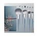 OXOAMP Makeup Brush Brush Set Blue 10 Professional Makeup Brushes with Bags Non-synthetic Foundation Blend Blush Concealer Eye Foundation Brushes
