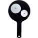 Bodico 3-in-1 Tri-Magnification Handheld Makeup Mirror - 13.5 inches, Black - Buy Online on GoSupps.com