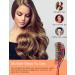 Vented Hair Detangling Brush with Wide Tooth Comb for Women & Kids - Wet/Dry/Curly - Minimize Breakage & Split-Ends - Includes 3 Styling Clips (Tropical Leaves) - Buy Online on GoSupps.com