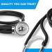 Primacare DS-9298 Black Stethoscope with Analog Watch | Convertible Sprague Rappaport | Essential First Aid Kits - International Shipping Available - Buy Online on GoSupps.com