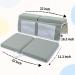 YGLOLRAME Baby Bathtub Kneeler & Elbow Pad with Toy Organizer Pockets - Thickened, Non-Slip, Quick Drying - Grey - Buy Online on GoSupps.com
