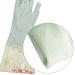 Kingfinger Rubber Latex Cleaning Gloves - Long Cuff Flock Lining Eco-Friendly Dishwashing Gloves Size M (2 Pairs) - Ideal Household Solution - Buy Online on GoSupps.com