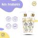 Mom & World Baby Massage Oil - 100% Pure Organic Sweet Almond Oil Cold Pressed Hypoallergenic 200ml - Buy Online on GoSupps.com