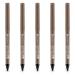 Essence Superlast 24h Eyebrow Pomade Pencil Waterproof eyebrow pencil No. 20 Braun vegan waterproof without microplastic particles nanoparticles free 5x0.31g) 20 Brown 0.31 g (5 pack)