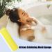 African Bath Sponge African Mesh Cloth Shower Net Scrubber Washcloth - Elastic Bath Sponges Dead Skin Removal for Women & Men Daily Use Yellow - Buy Online on GoSupps.com