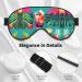 Tropical Cocktails Print Double-Sided Eye Mask | Soft Light Blocker for Better Sleep Quality - International Shipping Available - Buy Online on GoSupps.com