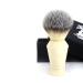 Synthetic Hair Shaving Brush with Ivory Handle | Classic Gift Box Included - Premium Quality Shaving Accessories - Buy Online on GoSupps.com