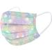 Goddess Accent 50 Pack Disposable Face_Mask Cute Floral Tie Dye Printed Protection for Adults Women - Buy Online on GoSupps.com