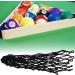 6Pcs/Set Premium Nylon Billiards Table Pockets - Durable & Tensile Mesh Net for Pool Tables - Ideal Accessories for Billiards Enthusiasts - Black - Buy Online on GoSupps.com