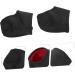 NOLITOY Heel Cover Pads | 4 Pairs Heel Protection & Cushion for Outdoor Use | Non-Slip SBR Socks for Ultimate Comfort - Buy Online on GoSupps.com