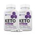 (2 Pack) Optimal Keto Extreme Pills 1675MG New & Improved Formula Contains Apple Cider Vinegar Extra Virgin Olive Oil Powder Green Tea Leaf 120 Capsules