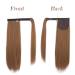 Fine Ponytail Extensions - Smooth Long 40cm Strawberry Blonde Hair Extensions for Women - Braid in Ponytail | International Shipping Available - Buy Online on GoSupps.com