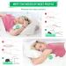 Elviros Cervical Memory Foam Pillow - Neck & Shoulder Pain Relief - Ergonomic Orthopedic Support for Side, Back, and Stomach Sleepers - White Queen Size - Buy Online on GoSupps.com