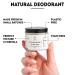 ECO ROOTS Organic Deodorant Cream | Aluminum-Free Vegan Pit Paste for Women & Men | Coconut Scent | Baking Soda Free | Non-Toxic Formula for Body & Private Parts - Buy Online on GoSupps.com