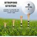 SAPLIZE Bamboo Golf Tees 2-3/4 Natural 150pcs - Biodegradable Stable Tees (Pack of 100/150) - Four Size Options Available - Buy Online on GoSupps.com