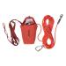RUFFWEAR Dog Gear Knot-A-Hitch Campsite Dog-Hitching System 36 ft (12 m) Long Tether Tie Out Cable Premium Camping or Staycation Safety Tensioning Rope System Red Clay (One Size) Silver