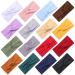 16 PCS Headbands for Women Elastic Hair Bands Yoga Running Hair Wrap No Slip Hair Accessories for Girls Color 1