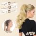 BARSDAR 40cm Wavy Curly Synthetic Hair Extensions - Ash Brown & Blonde Ponytail for Women & Girls - Buy Online on GoSupps.com