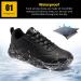 Men's Waterproof Work Shoes: Non-Slip Kitchen Footwear | Tinefiy Black01 - Buy Online on GoSupps.com