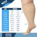 Buy Plus Size Compression Socks (S-7XL) 20-30 mmHg - Wide Calf Open Toe Support for Circulation Varicose Veins & Edema - USA Shipping Available - Buy Online on GoSupps.com