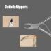Stainless Steel Dead Skin Pliers Scissors Ingrown Toenails Paronychia Treatment Nail Remover Nail Cuticle Nippers Manicure Pedicure Tool for Fingernails and Toenails - Buy Online on GoSupps.com
