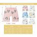 Baby Toilet Training Pants 2-in-1 Waterproof Reusable Cotton Nappy Skirt Diaper - Cute Cartoon Pink Bear Design - Skort Pants for Kids - Low Waist - Size M - Buy Online on GoSupps.com