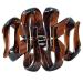 Camila Paris French Octopus Hair Clip for Thick Hair - Pack of 2, 3.5 Inch - Tortoiseshell - Made in France - Buy Online on GoSupps.com