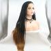 Handmade Afro-American Braided Wig for Women | Cosplay & Festival | Ombre Medium Brown Synthetic Lace Front Wig for Drag Queens - Buy Online on GoSupps.com